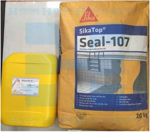 Ứng dụng chống thấm của sikatop seal 107